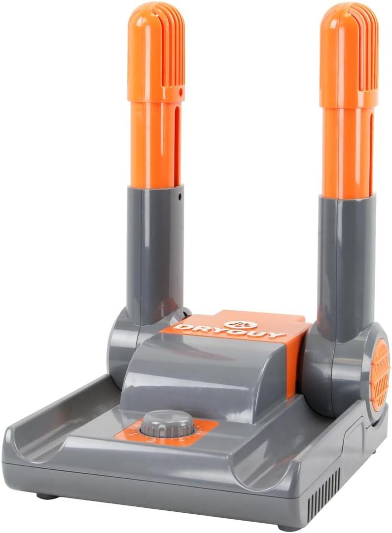 DryGuy Shoe, Boot, Garment & Gear Electric Dryer, Quick Drying for Ski, Work, Sports Equipment  Energy Efficient, Odor Eliminating Design, Home or Garage Use,2 Port, Heat + Fan