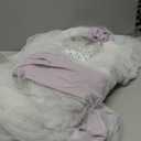 Bed Canopy with Star Lights, Double Layer Canopy for Bed, Princess Play Tent for Girls Room, Breathable Canopy Bed Curtain for Children Reading Nook, Machine Washable Canopy, 25.6''x106'', Purple