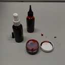 10 pcs Halloween Fake Blood Coagulated(1.06oz)+Spray(2.03oz)+Dripping(2.03oz) Vampire fangs teeth(3 pairs),Washable Blood Splatter Makeup,Realistic Edible Bloods for Clothes, Makeup for Costume