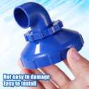 Lyreh 5pcs Pool Jet Nozzle Set, 360 Swivel Rotatable Pool Inlet Nozzle Fittings Swimming Pools Return Jet for Intex Spa Spout Replacement Parts Accessories