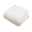 JOOJA Cream White Blanket Warm Queen Size Fuzzy Knitted Blanket, Oversized Luxury Bed Blankets, Soft Queen Blanket for Bed, Lightweight Plush Blanket Queen Size for Cozy Nights (Cream, 90x90)
