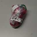 Foxiny Open Front Ruffle Sheer Mesh Lace Wireless Babydoll Lingerie Dress with Thong 2 Piece, M