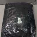 Amazon Basics 6 Piece Oversized Fade resistant Towel set, 100% Cotton towels for bathroom, soft and absorbent, 2 Bath Towels, 2 Hand Towels and 2 Washcloths bathroom towel set, Black