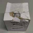 Rossesay Disco Ball Night Light Plug into Wall, Silver Mirror Night Lamp for Party Decoration Funny LED Bedside Nightlight for Bedroom Bathroom Dorm Hallway