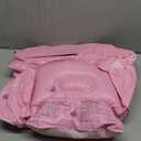 Inflatable Baby Bathtub Infant Anti-Slip Bath Seat Pool with Air Pump Travel Camping Portable Toddler Bath Tub Age 0-5 Years Old (Pink)