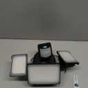 LED Security Lights Motion Sensor Light Outdoor, 5000K Daylight, IP65 Waterproof, Dusk to Dawn, 3-Head Motion Detected Flood Light for Garage, Yard, Porch(Black)