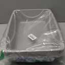 Petmate Litter Pan, Blue/Gray, Small, Made in USA