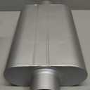 Universal Mufflers Dual Chamber 3" inlet (ID) 3" outlet (ID) overall 17" Performance Automotive Muffler Exhaust FH43040