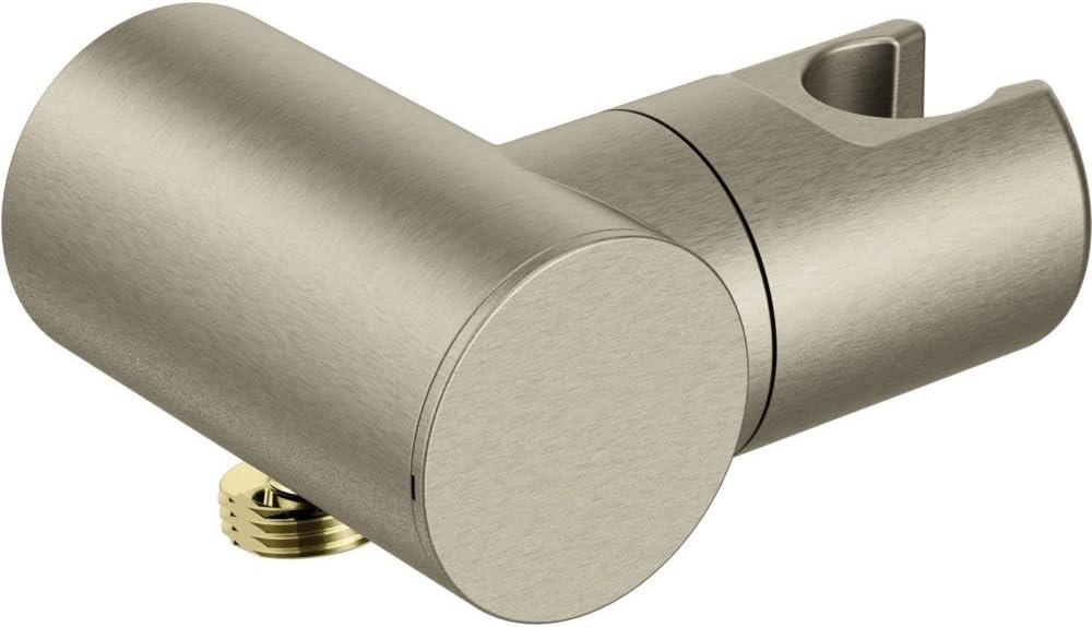 Moen A755BN Drop Ell with Integrated Holder For Handheld Shower, Brushed Nickel