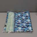 AWAYTR 35” Alphabet Head Scarf for Women Like Silk Scarf for Hair Scarves Hair Bandana For Women Headscarf Hair Wrap Scarfs Neck (E) Pack Of 2