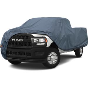 16 Layers Large Truck Cover Waterproof All Weater, Heavy Duty Pickup Truck Cover for RAM 2500 3500, Silverado 1500 2500 3500, F-Series F-250 F-350, Toyota Tundra etc. Length up to 261 inch. (4 Truck XXXL - Max Length to 261",Max Cab to 158")