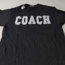 Coach Bold Lettering Halloween Costume Dress Up T-Shirt, S