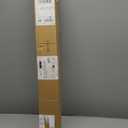 Amazon Basics Sturdy Adjustable Curtain Rod for Windows with Round Finials, Easy Installation, 1-Inch Rod, 36" to 72", Nickel, 1-Pack