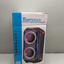 Bluetooth Speaker, 300W Peak Power Wireless Boombox Speakers with Deep Bass, Portable Loud Stereo Sound Large Subwoofer with Led Light Show for Party Outdoor Camping (Black)