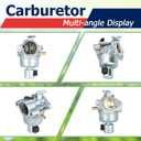 Autoparts 20-853-33-S Carburetor Carb Replacement for Kohler Courage 20 853 16-S SV530 SV540 SV590 SV600 15HP 17HP 18HP 19HP Engines
