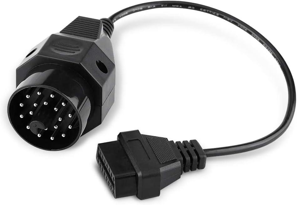 Creator 20PIN OBD1 to 16PIN OBD2 Connector Adapter Cable for BMW E31 E32 E34 E36 OBD 1 Scan Tool Wire