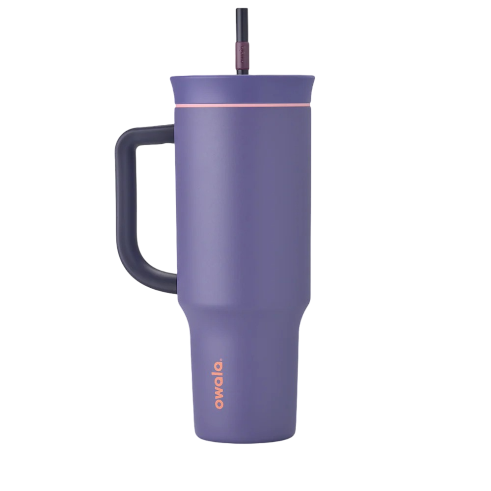 Owala Travel Tumbler Bottle Purple Stainless Steel