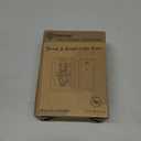 Geevon Wireless Indoor/Outdoor Thermometer & Hygrometer, Digital Temperature & Humidity Sensor with Time, Clock, 200ft/60m Range, 3.8 Large Display (Black B)