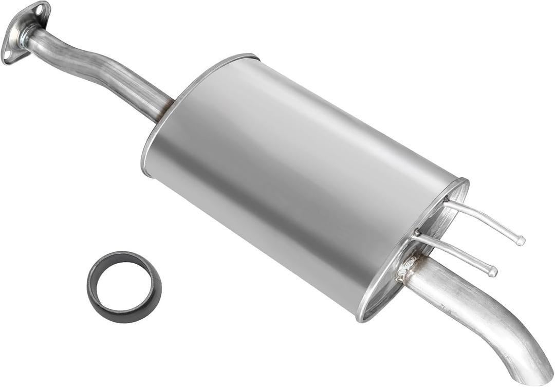 Rear Exhaust Muffler Compatible With 2012-2015 Honda Civic 1.8L Muffler Exhaust