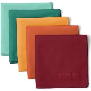 DRYKI Pocket-Sized Sweat Towels - The Original Sweat Absorbing Handkerchiefs - Quick-Dry Microfiber Sweat Rags for Face, Hands, & Body - Men & Women - Gym, Sports, and Work (Mountain: 5 Pack)