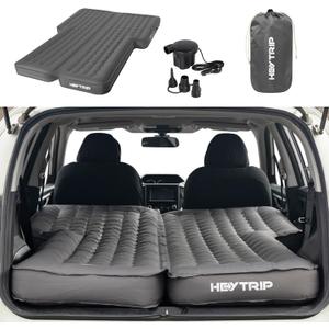 HEYTRIP Widen SUV Air Mattress for Car Camping, Inflatable 6 Inch Thickened SUV Mattress Camping Bed, Adjustable Firmness Car Air Mattress Fit Midsize SUVs - Comfy Pongee (74 x 51 x 6 Inch)