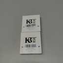 2 x KBT 4 Pack LiFePO4 Phosphate Lithium CR123A with Charger, 3V 500mAh Rechargeable Battery for Flashlight, Headlights,Digital Cameras