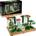 LEGO Icons Fountain Garden Building Set - DIY Kit for Adults, Ages 18+ - Miniature Craft Building Blocks for Home Decor, Display - Gift for Birthdays - with Cypress Trees and Grape Vines - 10359