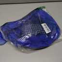 Women Derby Church Organza Flower Wedding Tea Party Fascinator Wide Brim Sun Hat (Blue)