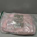 Bevalsa Clear Backpack for Girls, Transparent Backpack with Lunch Bag for Kids Elementary Middle High school Student, Heavy Duty See Through Clear Bookbag Stadium Approved (Pink)