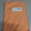 Halloween Throw Pillow Covers Set of 2 for Living Room, Scalloped Design Decorative Home. Fabric Feels a Little Stiff, Because Scalloped Edges Require(Pumpkin Color, 24x24 Inch)