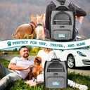 PetAmi Dog Backpack Carrier for Small Large Cat, Pet, Puppy, Ventilated Pet Hiking Backpack Travel Bag, Airline Approved Cat Backpack Carrier, Camping Biking Dog Bag Up to 18lbs Pet, Grey