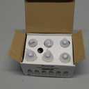 DEWENWILS Light Sensor Socket, E26 E27 Dusk to Dawn Light Bulb Sockets for Light Fixtures, Compatible with Incandescent/CFL/LED/Halogen Bulbs, ETL Listed, 6 Pack, White