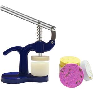 Bath Salt Steam Press Machine with a Set of MoldsDIY for Bath Bomb,Shower Steamer Maker,Bath Steamer Kit,Shower Tablets Steamer Press