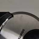 Gourmia Belgian Waffle Maker  Compact Design with Upright Storage, Adjustable Browning, and Easy-Clean Nonstick Ceramic Plates, Stainless Steel