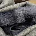 6x9 Ft Large Shag Rugs for Living Room Decor, Tie-Dyed Ultra Soft Fluffy Furry Area Rugs for Bedroom Indoor Floor, Aesthetic Carpet for Kids Home (Dark Grey)
