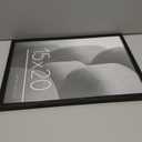 Americanflat 15x20 Picture Frame with Polished Plexiglass - Streamline Collection - Thin Border Picture Frame for Wall Display - Hanging Hardware Included - Black