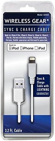 Lighting Sync and Charge Cable with USB - Retail Packaging - White