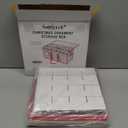 Sattiyrch Plastic Christmas Ornament Storage Box with Trays,Customizable Dividers, Dust-Proof Durable Ornament Organizer Holder,Christmas Storage Containers,Holds 128 x 3 inch Ornaments