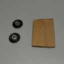 uxcell #35 Chain Idler Sprocket, 12mm Bore 3/8" Pitch 17 Tooth Sprocket Tensioner, C45 Carbon Steel 35 Roller Chain Sprocket with Bearing for ISO 06C Chain, Set of 2