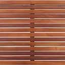 Nordic Style Premium Teak Shower and Bath Mat for Indoor and Outdoor Use - Non-Slip Wooden Platform for Spa, Sauna, Pool, Hot Tub - Flooring Decor and Protector 31.4" x 19.6" (Oiled Finish)