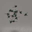 Mudder 15 Count Christmas Tree Replacement Light Bulbs 2.5v 0.425 Watt Replacement Bulb Mini Incandescent Wire String Lights Decoration for Prelit Xmas Tree(Green Base with Warm White Bulb)