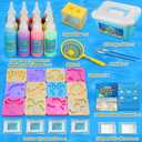 MDINGTD Magic Water Elf Toy Kit, DIY Magical Gel Art Crafts Kits with 12 Gels and 12 Molds, Make Your Own Creative Toys Party Favors Easter Christmas Birthday Gifts for Boys Ages 4-12