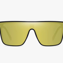 SHES Oversized Square Sunglasses for Women Flat Top Shield Shades Trendy Big Siamese Lens SH1008