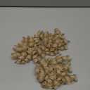 HUIHUANG Burlap Gift Bows Curly Bows for Gift Wrapping Self Adhesive Burst Gift Bow for Baby Shower, Wedding, Birthday Party Favors, Christmas Presents - 5 inch x 6 Counts