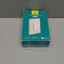 Smart Light Switch, WiFi Smart Double Switch Button, Compatible with Alexa and Google Home, Remote Control with Timing Funtion, No Hub Required,Smart Life APP Provides Control from Anywhere (2 Ways in 1 Gang)