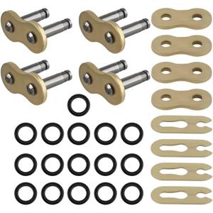 Carbbia 520HV 520 Chain Master Link Connecting Links with O-Ring for Motorcycle Dirt Bike Pack of 4 Masterlink