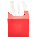 Tissue Box Cover, Red (Pack of 2)