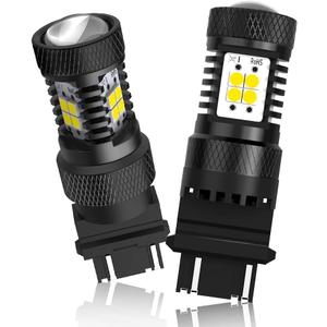 AUXITO Xenon White 3056 3057 3156 3157 4157 3030 Chipset SMD LED Bulbs with Projector for Car Tail Brake Light Backup Reverse Turn Signal Lights (Pack of 2)