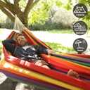 CHULIM Brazilian Double Hammock with Tree Straps,Extra Large 240x160cm,2 Persons Hammock for Backyard Patio Outdoor and Indoor,450lbs Weight Capacity,Soft Woven Cotton Fabric