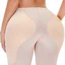 POP CLOSETS Hip Dip Pads for Women Hip Padded Underwear Butt Lifter Pad Panties Butt Enhancer Booty Lifter Shapewear (Medium, Beige)